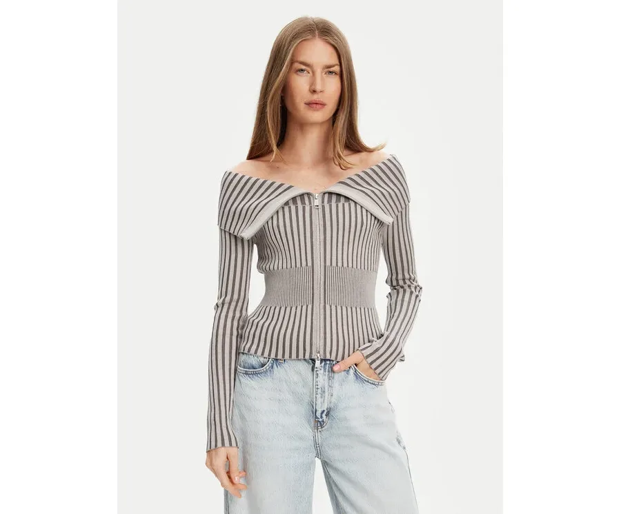 obrazek 1 Guess Sweter W5YR03 Z30I2 Szary Slim Fit