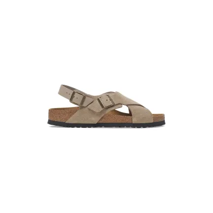 Zdjęcie Birkenstock sandały zamszowe Tulum SFB damskie kolor brązowy 1029834