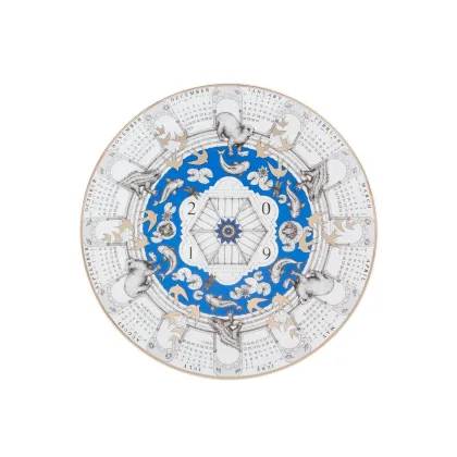 Zdjęcie Talerz wykonany z porcelany z motywem kalendarza na rok 2019 - Vista Alegre