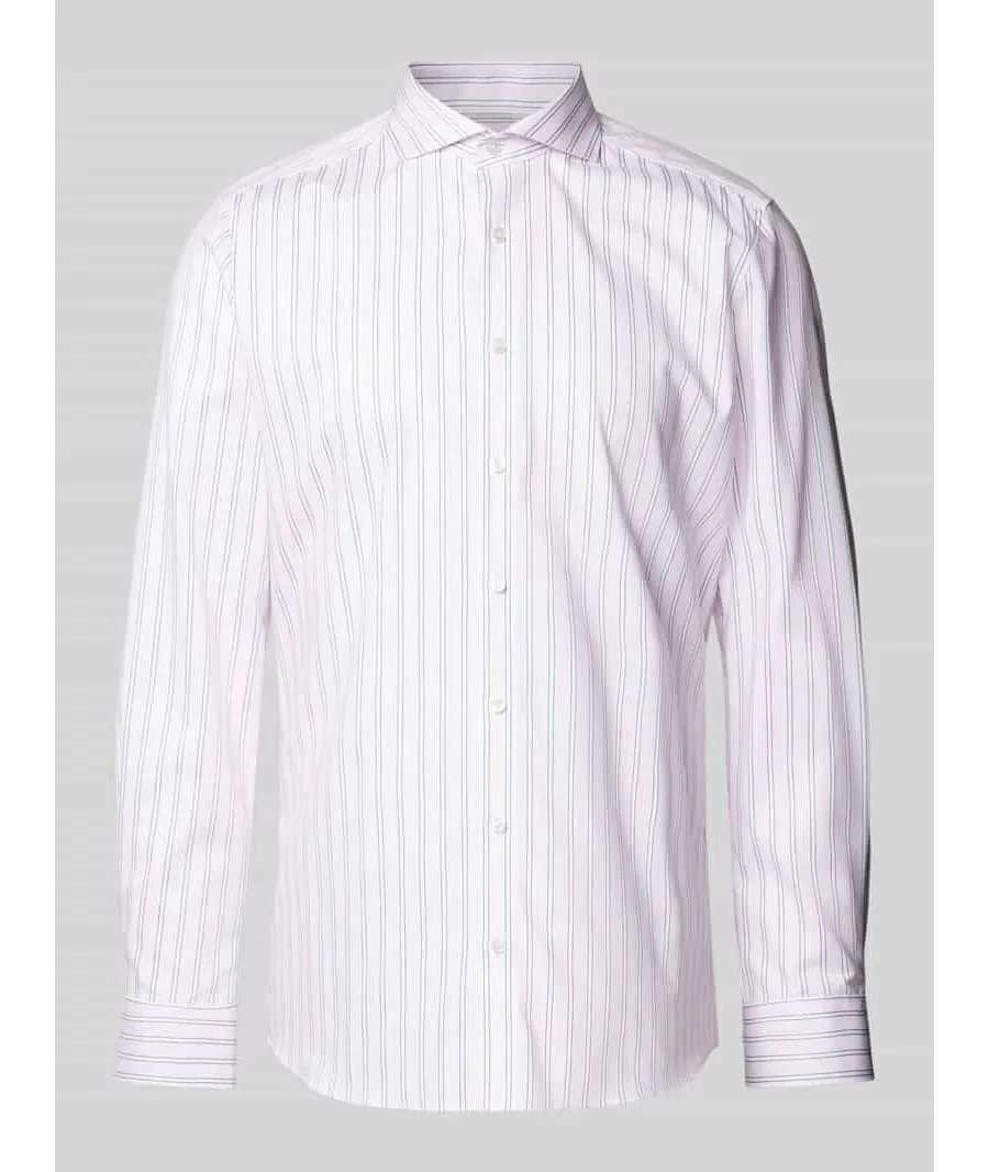 obrazek 1 Koszula biznesowa o kroju slim fit z kołnierzykiem typu kent model ‘HAI’