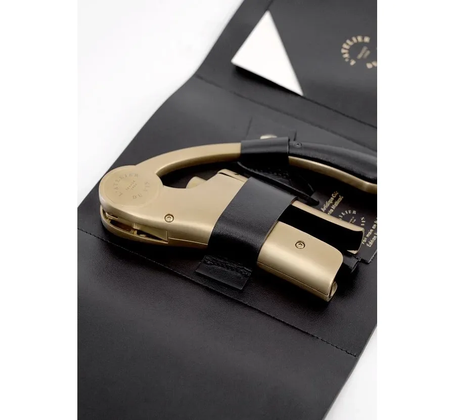 obrazek 2 Wyjątkowy korkociąg do wina Oeno Motion Gold Nomad na prezent