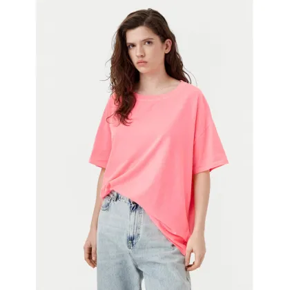 Zdjęcie American Vintage T-Shirt Pymaz PYM02AH24 Różowy Oversize