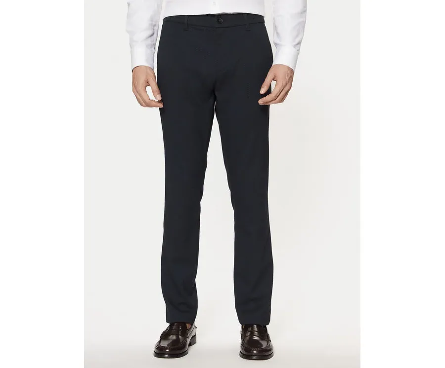 obrazek 1 Tom Tailor Chinosy 1044345 Granatowy Slim Fit