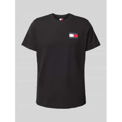 Zdjęcie Tommy Jeans T-Shirt Essential Flag DM0DM20740 Czarny Slim Fit