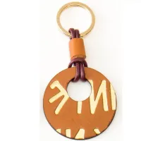 Zdjęcie Skórzany stylowy brelok do kluczy - Ikunico