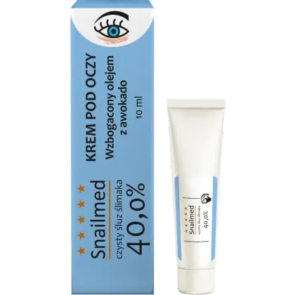 Zdjęcie Snailmed Krem pod oczy ze śluzem ślimaka i olejkiem awokado, 10 ml 10 ml