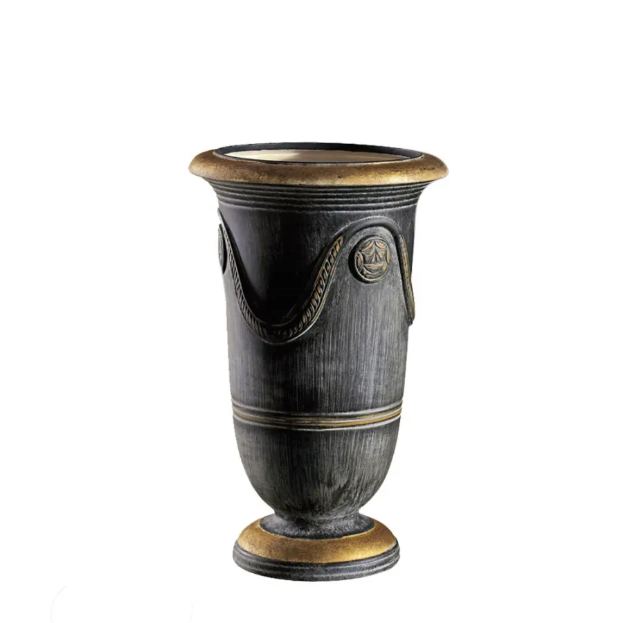 obrazek 1 Średni wazon z glazurowanej ceramiki H.37xL.25xD.Int.17 cm