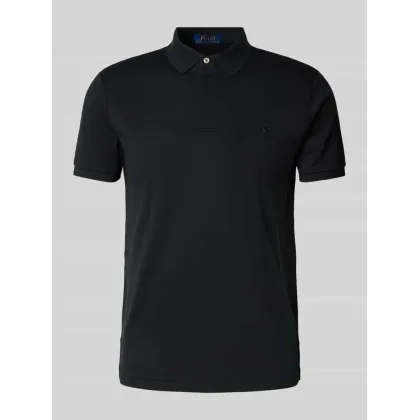 Zdjęcie Koszulka polo o kroju custom slim fit z wyhaftowanym logo model ‘INTERLOCK’