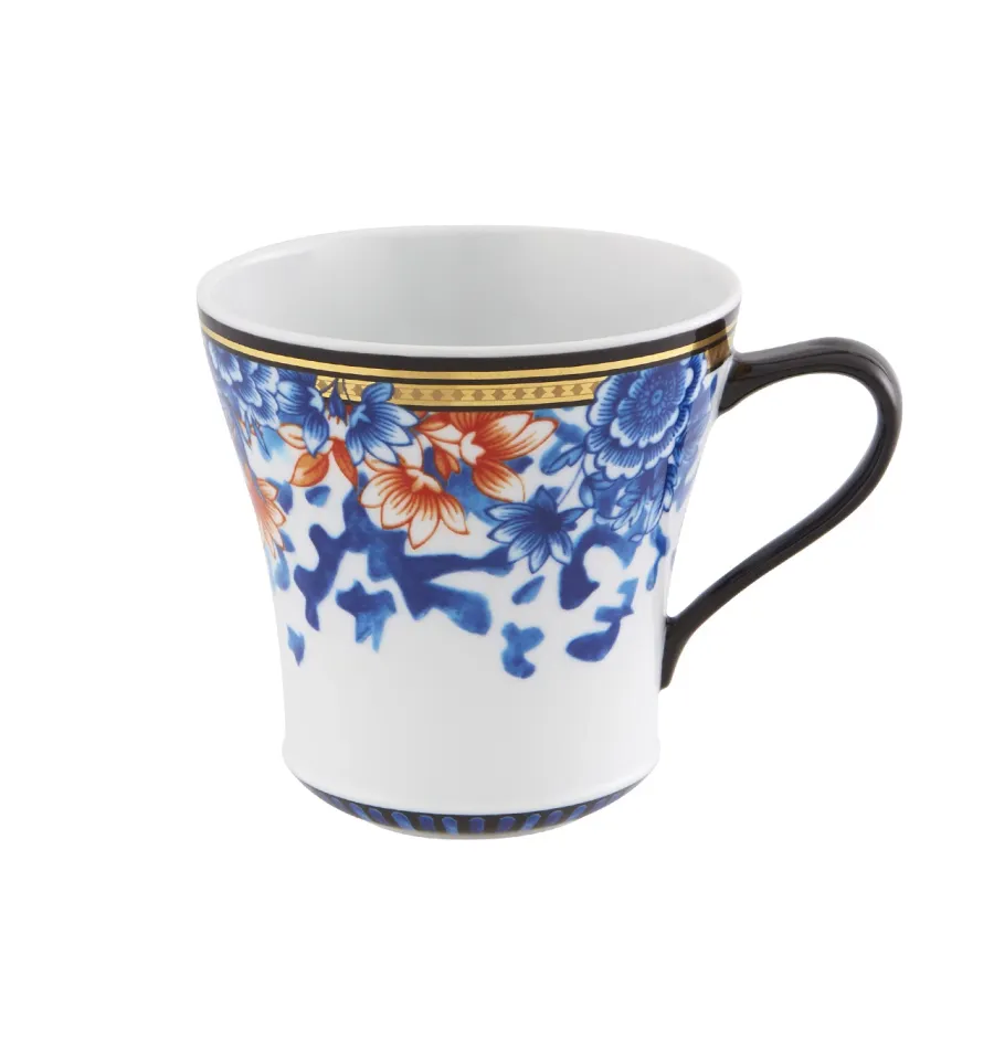 obrazek 1 Kubek Cannaregio wykonany z porcelany z ozdobnym motywem roślinnym - Vista Alegre