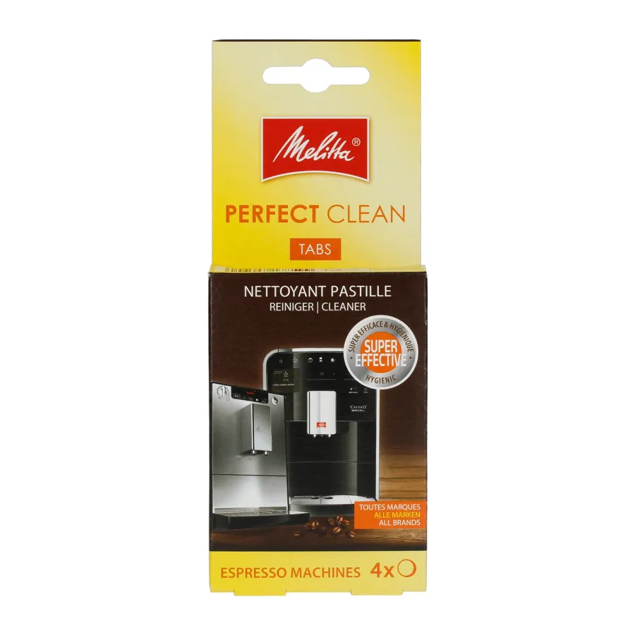 obrazek 1 Melitta Perfect Clean Tabs - Tabletki czyszczące do ekspresów - 4 sztuki MELITTA