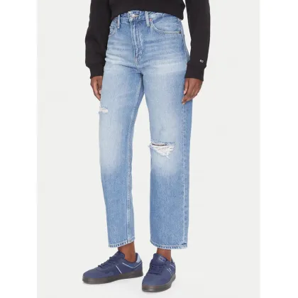 Zdjęcie Tommy Jeans Jeansy Layla DW0DW21278 Niebieski Straight Fit