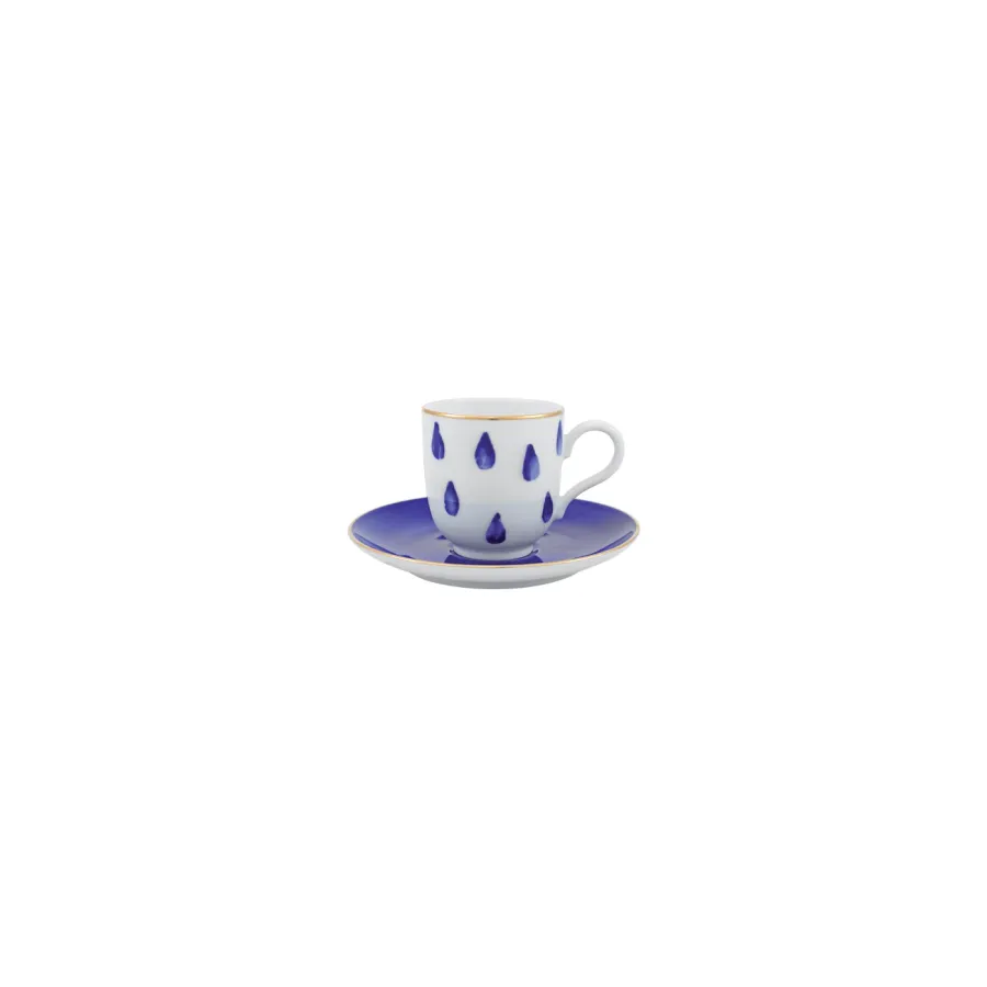 obrazek 1 Porcelanowa filiżanka do kawy ze spodeczkiem - Porcel