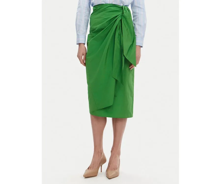 obrazek 1 Weekend Max Mara Spódnica midi Nareste 2515101042 Zielony Regular Fit