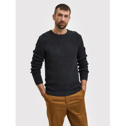 Zdjęcie Selected Homme Sweter Vince 16059390 Szary Regular Fit