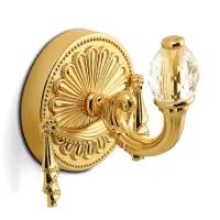 Picture A richly decorated hook with a Swarovski crystal for a luxurious bathroom - 3SC
