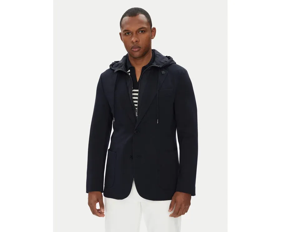 obrazek 1 Tommy Hilfiger Marynarka MW0MW39742 Granatowy Regular Fit