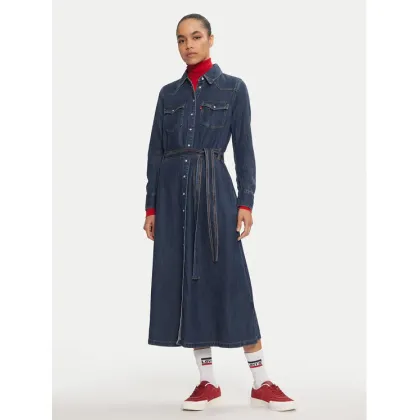 Zdjęcie Levi's® Sukienka jeansowa Quinney A8658-0000 Granatowy Regular Fit