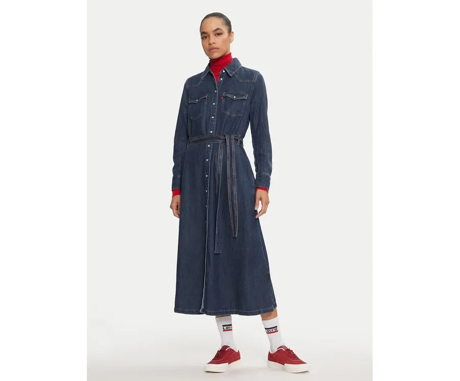 obrazek 1 Levi's® Sukienka jeansowa Quinney A8658-0000 Granatowy Regular Fit