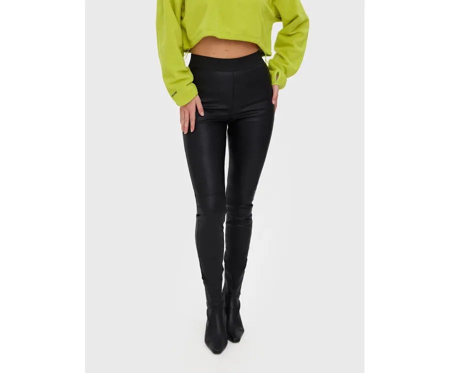 obrazek 1 Vero Moda Spodnie z imitacji skóry Storm 10270787 Czarny Slim Fit