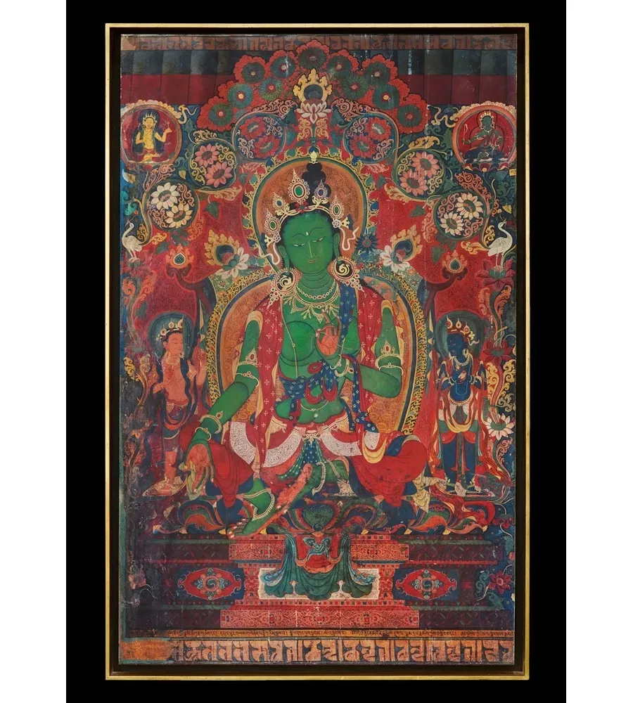 obrazek 23 Thomas Laird. Murale Tybetu, Art Edition No. 41–80 ‘Green Tara, Gyantse Kumbum (ca. 1420)’