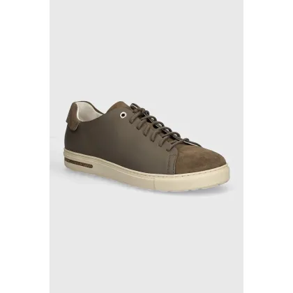 Zdjęcie Birkenstock sneakersy skórzane Bend Low kolor szary 1028146