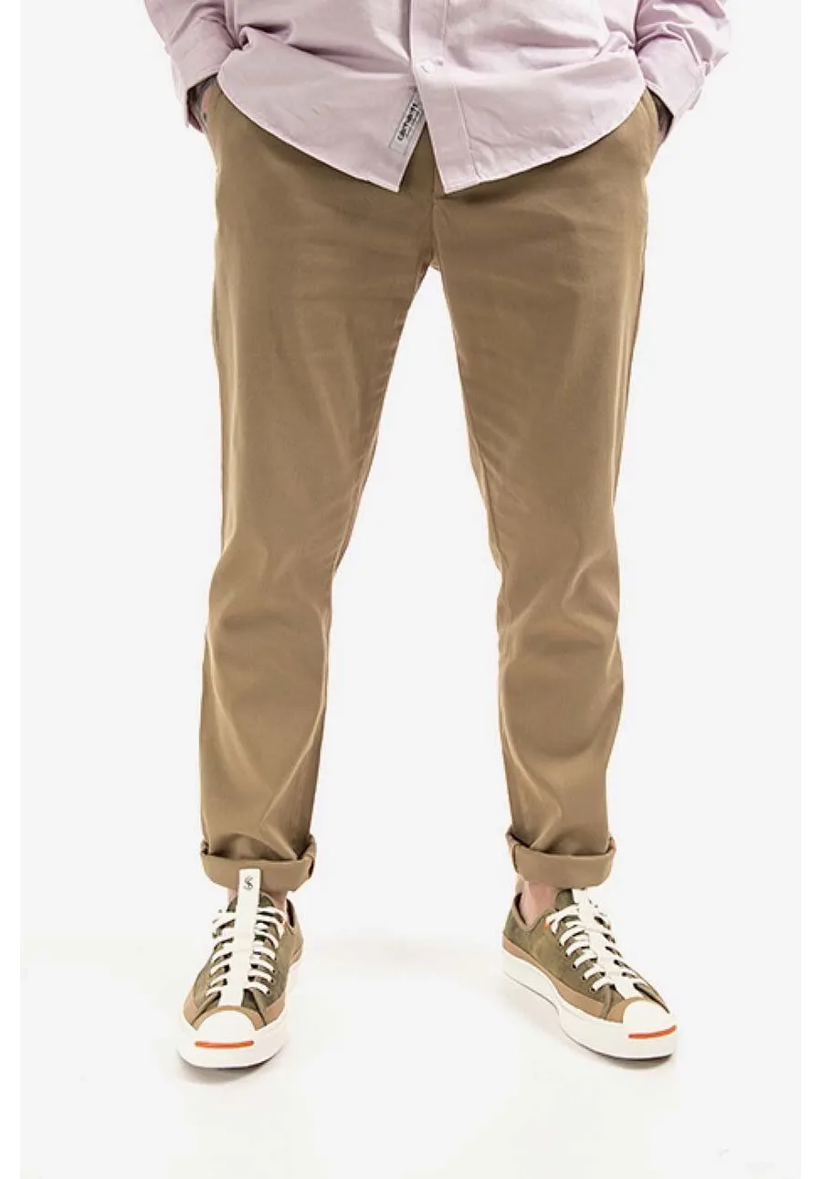 obrazek 1 Norse Projects spodnie męskie kolor brązowy dopasowane N25.0367.0966-0966