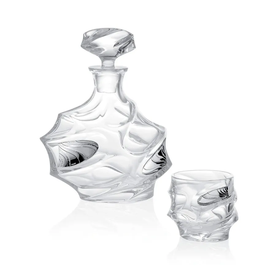 obrazek 1 Designerski kryształowy zestaw do whisky