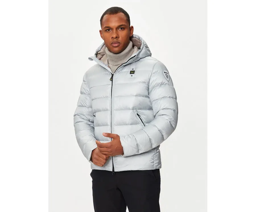 obrazek 1 Blauer Kurtka puchowa 24WBLUC03023 975GG Szary Regular Fit