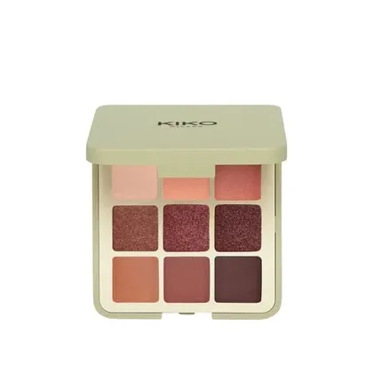 Zdjęcie KIKO Milano Green Me Eyeshadow Palette Paleta cieni do powiek 9 g 102 Feisty Saffron