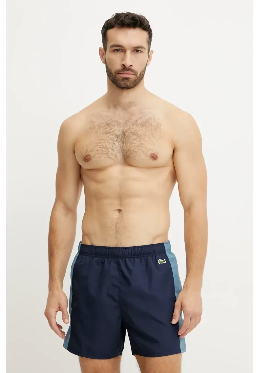 obrazek 1 Lacoste szorty kąpielowe kolor granatowy MH9085