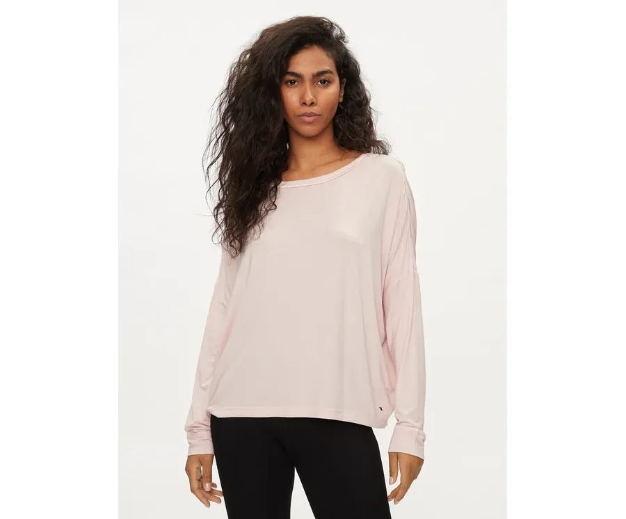 obrazek 1 Tommy Hilfiger Bluzka UW0UW05196 Różowy Relaxed Fit