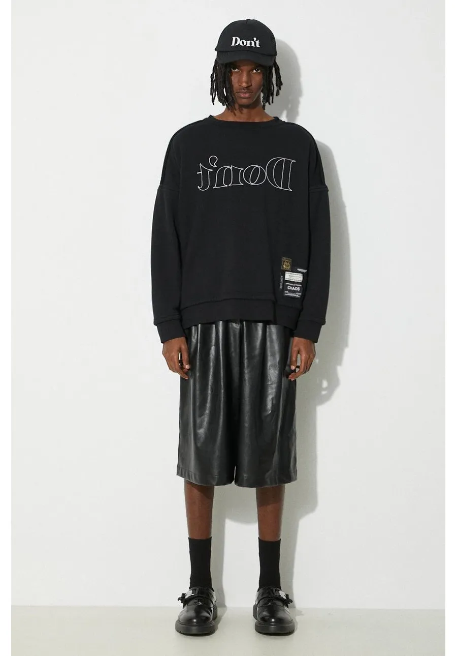 obrazek 1 Undercover bluza Pullover męska kolor czarny z aplikacją UC1D4811