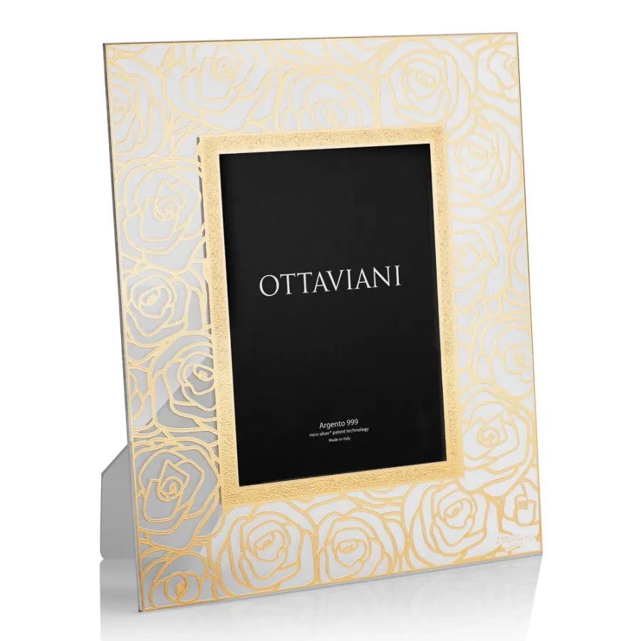 obrazek 1 Ekskluzywna kryształowa ramka na zdjęcia „Róże”
