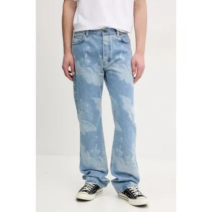Zdjęcie Fiorucci jeansy Angel Print Straight Fit Jeans męskie U02SPDJE075DN03DN02