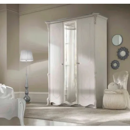 Zdjęcie Szafa 3 drzwiowa drewniana z lustrem - Casa + 39