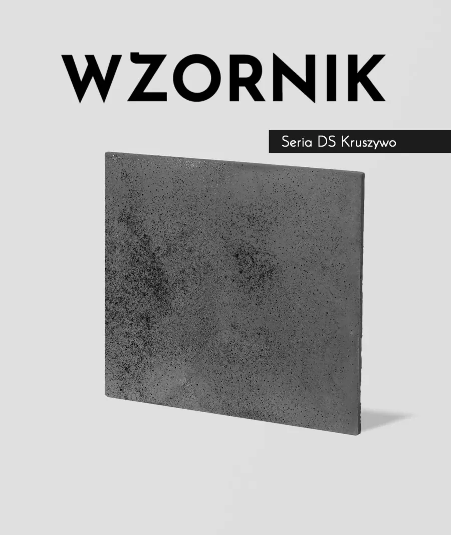 obrazek 1 Wzornik DS - (antracyt, czarne kruszywo, średnia porowatość) - beton architektoniczny