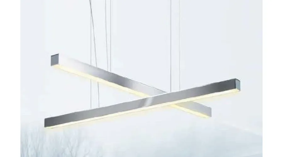 obrazek 1 Stylowa lampa sufitowa z podwójnymi kwadratowymi prętami z oświetleniem LED - Il Paralume Marina