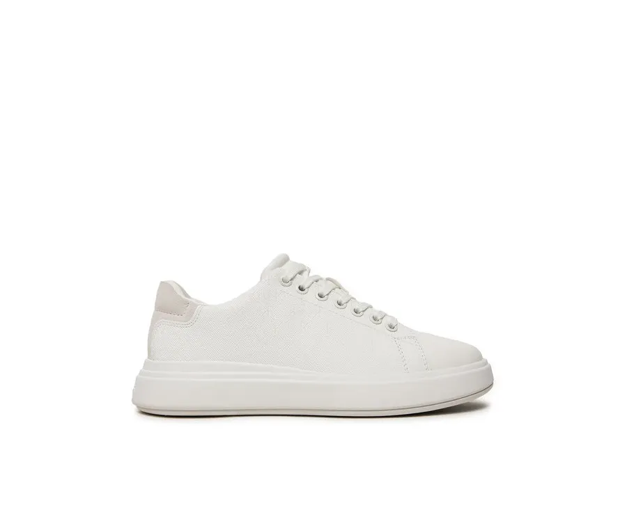 obrazek 1 Calvin Klein Sneakersy Cupsole Lace Up Mono HW0HW02445 Biały
