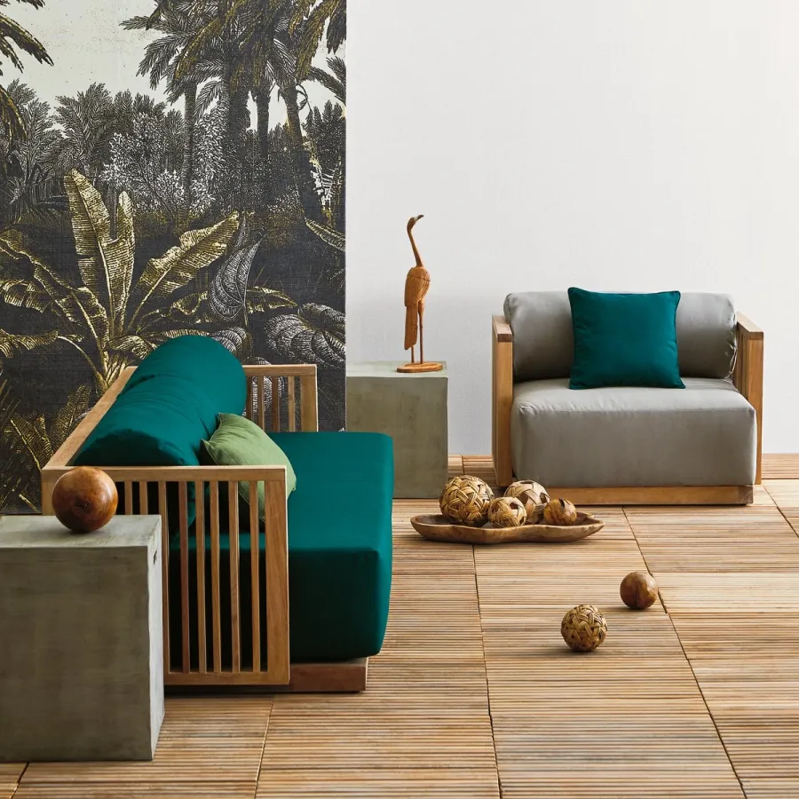 obrazek 3 Wyjątkowy kwadratowy stolik – stołek z uchwytami Decor do ogrodu