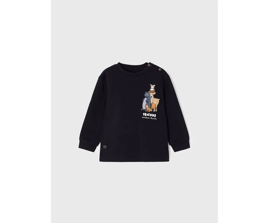 obrazek 1 Mayoral Bluzka 2010 Czarny Regular Fit
