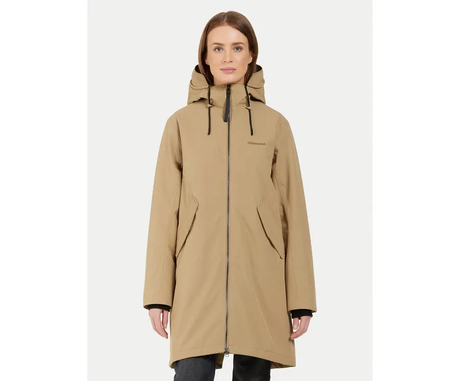 obrazek 1 Didriksons Parka Fia 505372 Beżowy Relaxed Fit