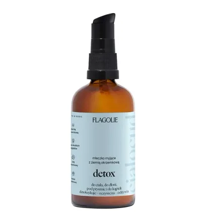 Zdjęcie Flagolie Detox Mleczko myjące z ziemią okrzemkową 100 ml