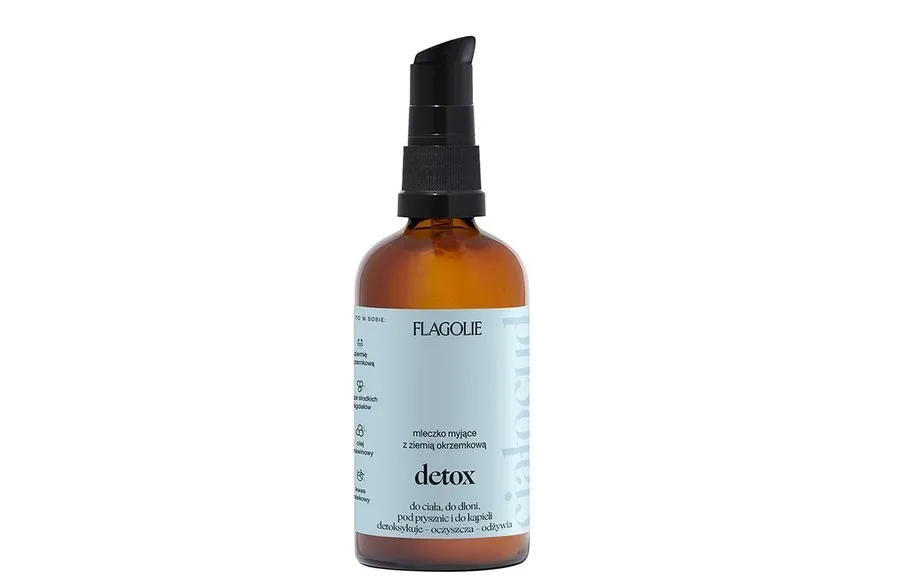obrazek 1 Flagolie Detox Mleczko myjące z ziemią okrzemkową 100 ml