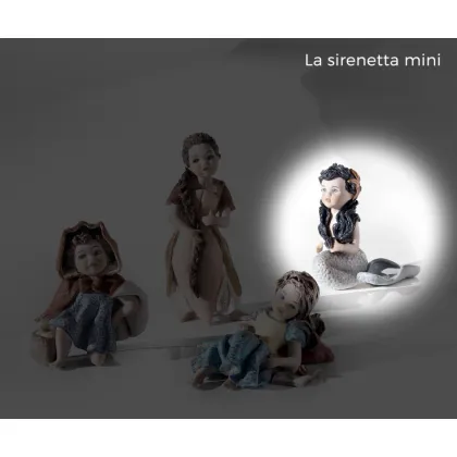 Zdjęcie Porcelanowa mini figurka Malej Syrenki - Sibania