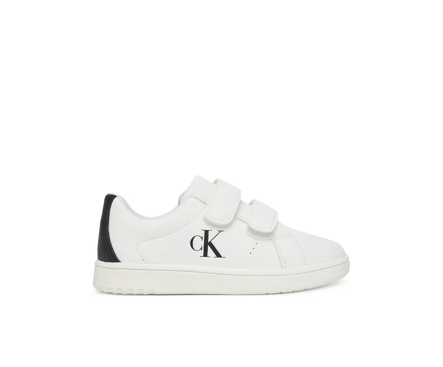 obrazek 1 Calvin Klein Jeans Sneakersy Low Cut Lace Velcro Sneaker V1X9-82080-1355 S Biały