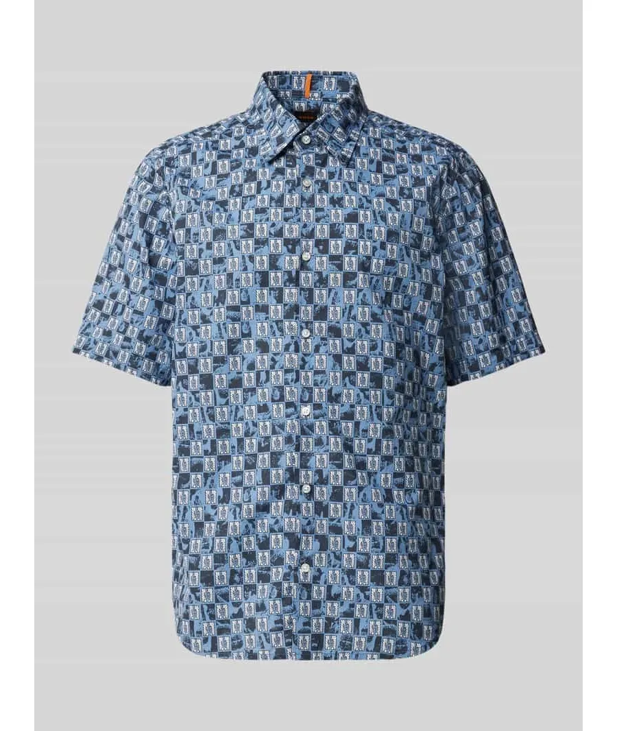 obrazek 1 Koszula casualowa o kroju regular fit z rękawem o dł. 1/2 model ‘Rash’