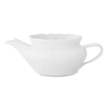 Picture Classic porcelain sauce boat from the unique Crown White - Vista Alegre collection