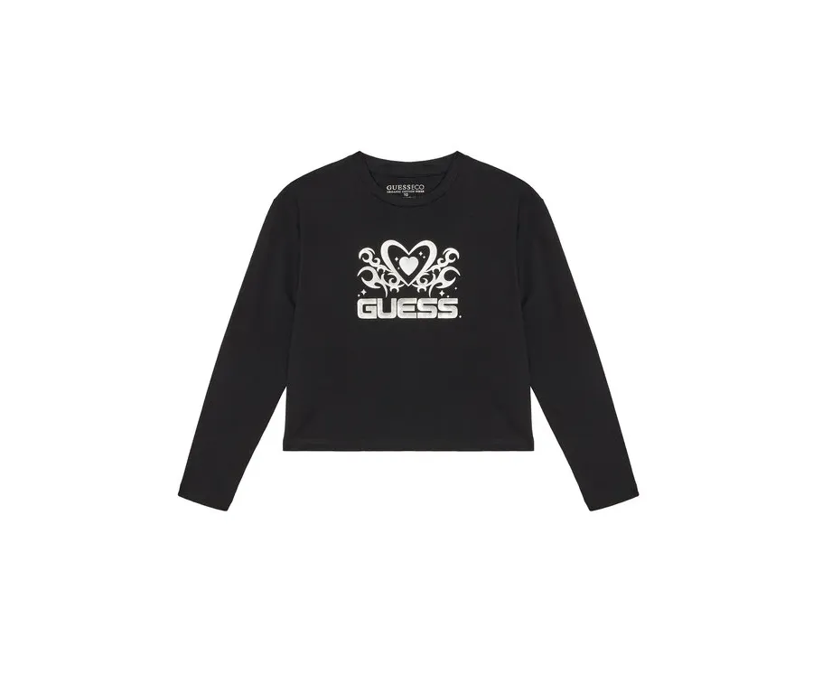obrazek 1 Guess Bluzka J5YI03 K6YW4 Czarny Regular Fit
