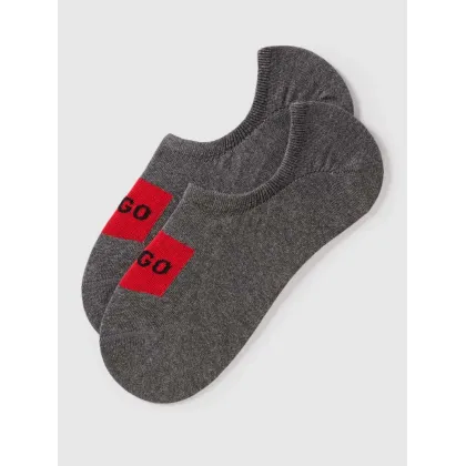 Zdjęcie Skarpetki stopki z nadrukiem z logo w zestawie 2 szt.