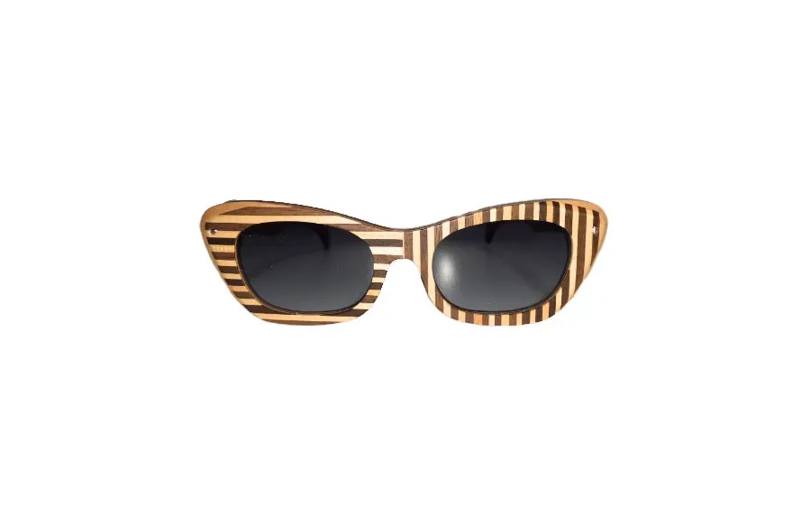 obrazek 1 Nietypowe, włoskie okulary z orzecha i klonu - Legno Light